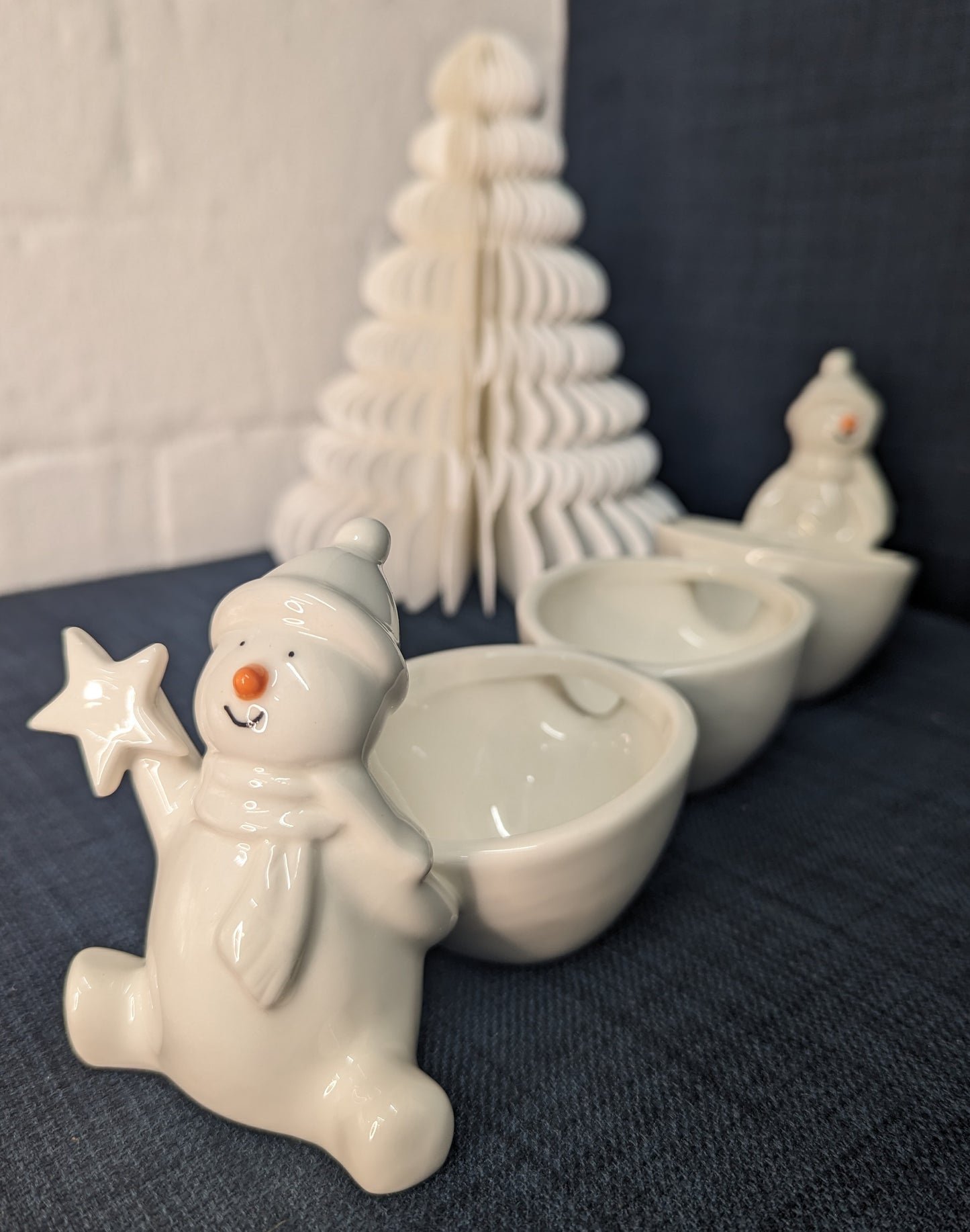 Snowman Nibbles/Trinket Dish